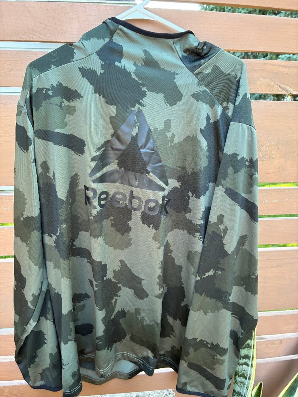 Reebok Camo Hooded Mens Top 3XL